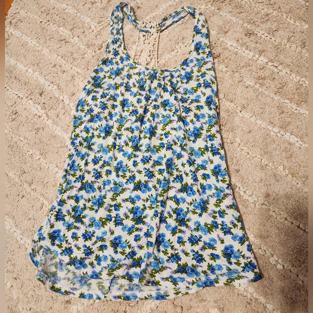 Floral Deb Tank Size Small